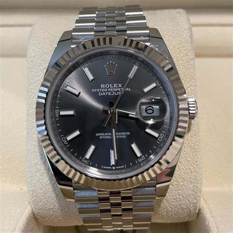 rolex grey dial for sale